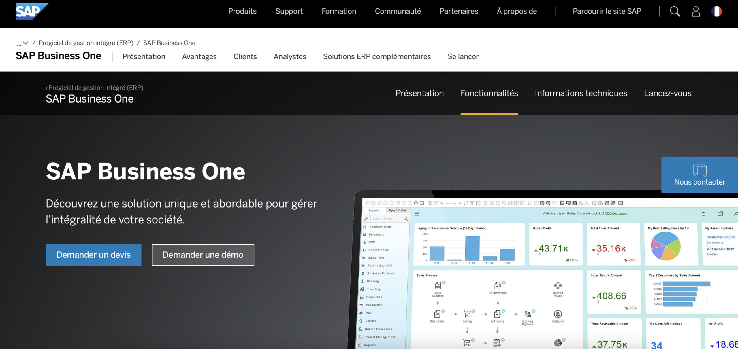 SAP Business One ERP PME