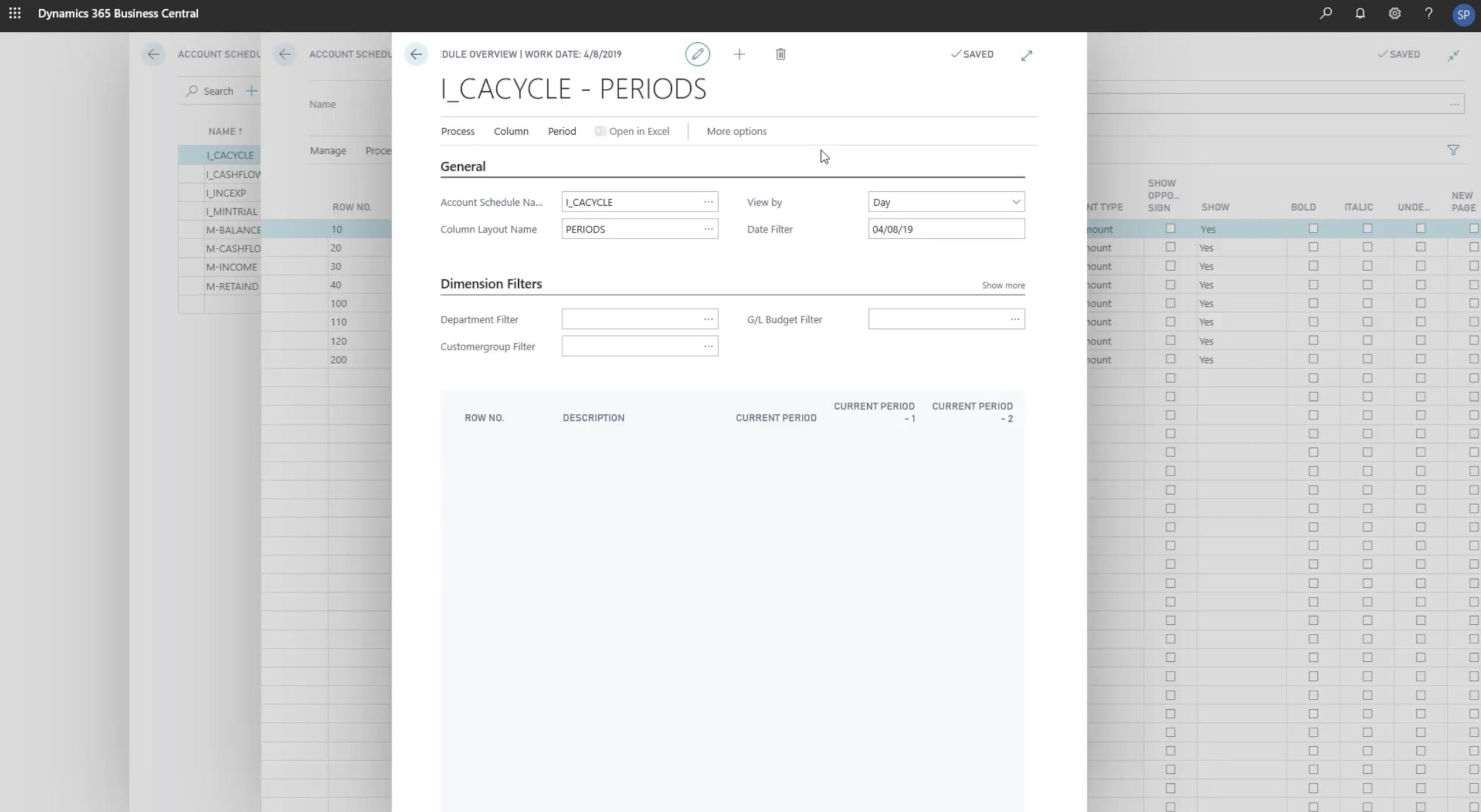 interface microsoft Dynamics 365 business central ERP